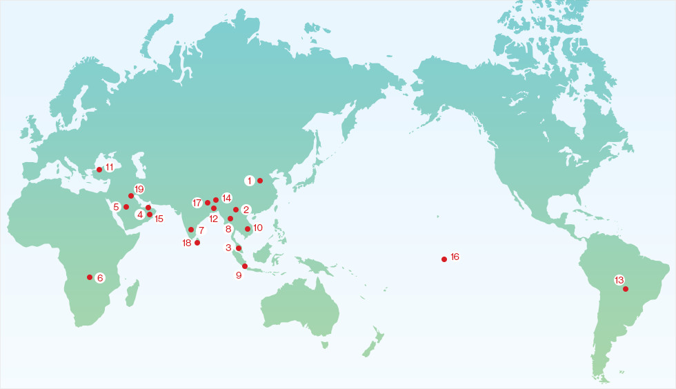 海外コンサルティング地図