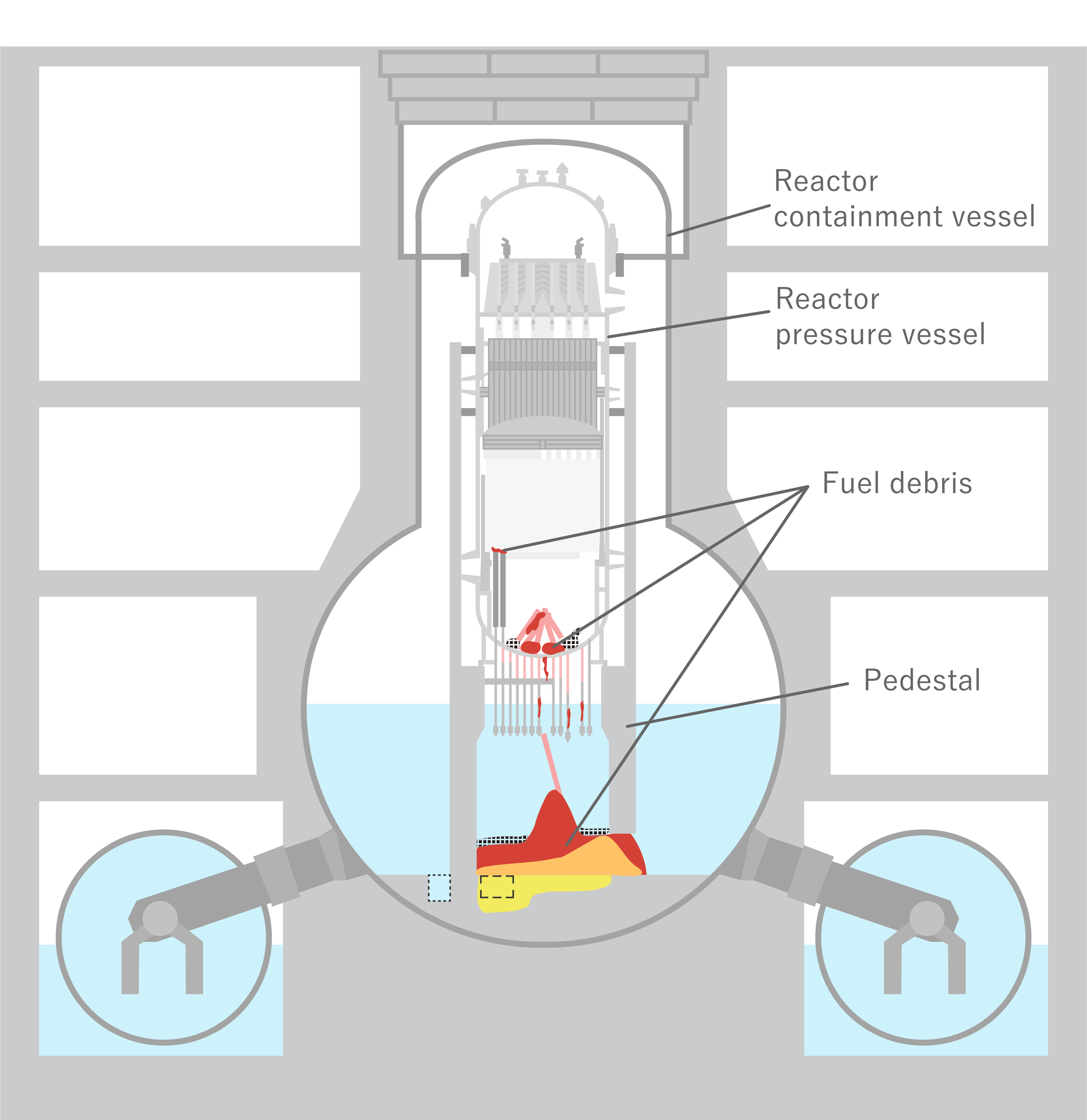 Survey inside containment vessel