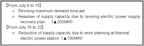 Key changes after the July 1st report