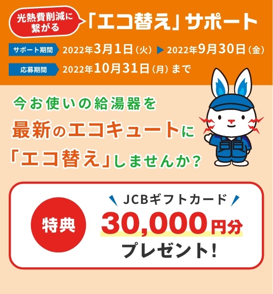 おトクなエコ替えキャンペーン