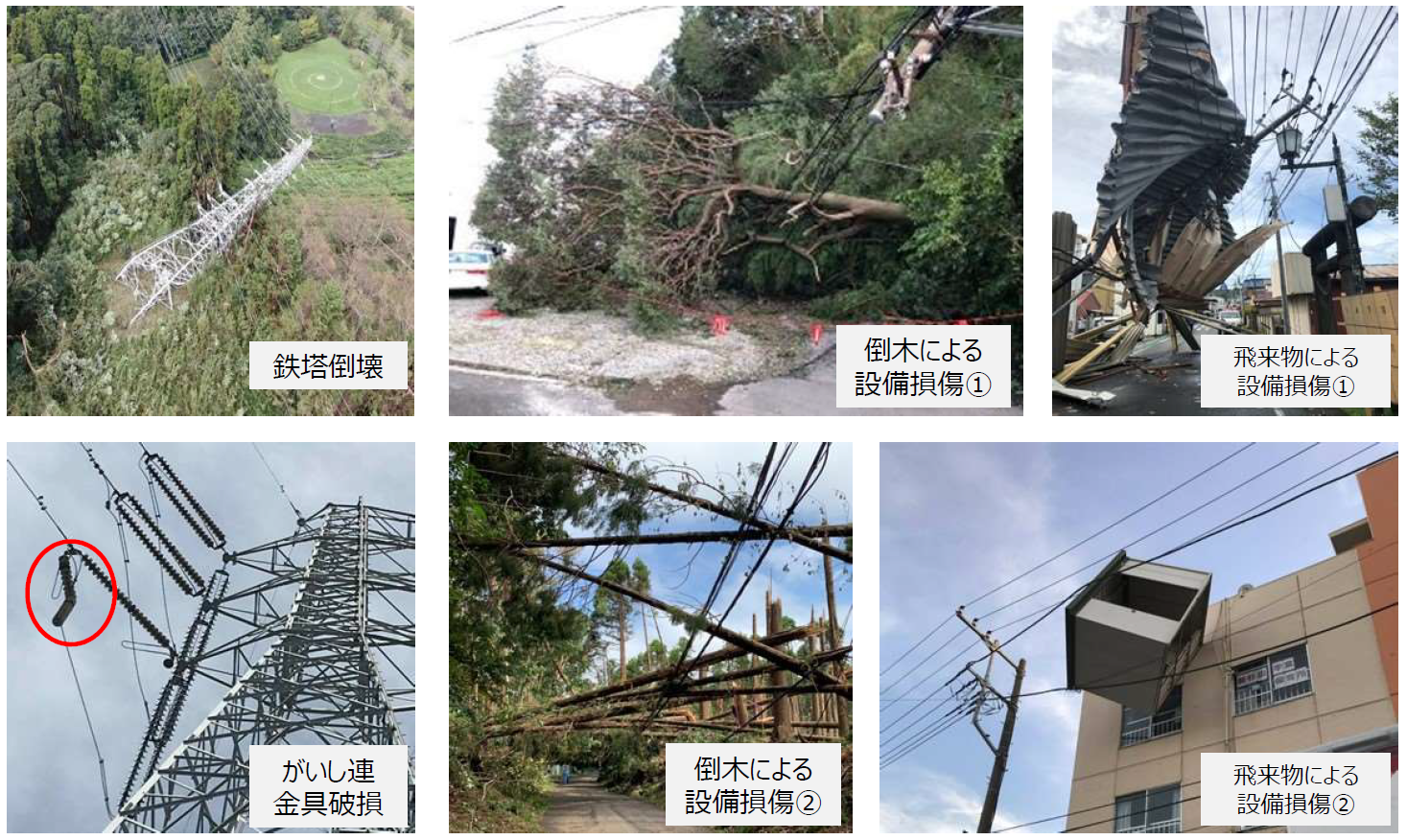 2019年の台風15号、19号では当社設備も甚大な損傷を受けた